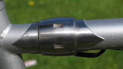 S&S coupling in the top tube.