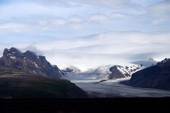 One of the many glaciers coming off Vatnajökull