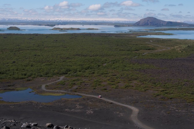 Myvatn seen from Hverfjall Crater