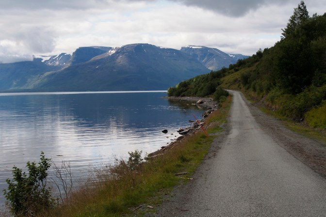 The road south between Lyngseidet and Furuflaten.