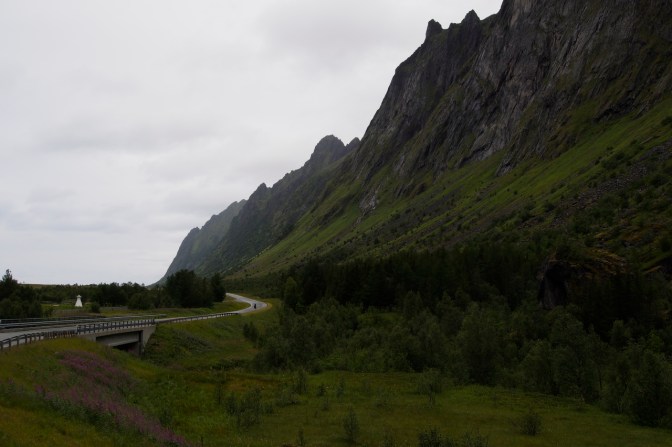 Route 862 on Senja Island at Ersfjord.
