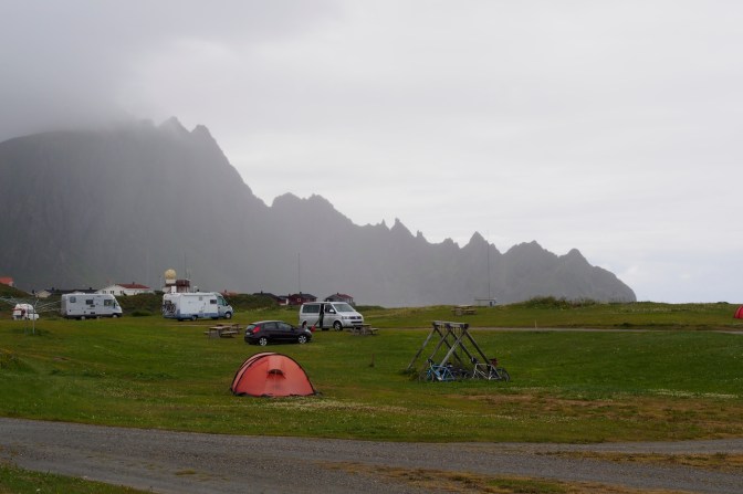 The campground in Andenes.