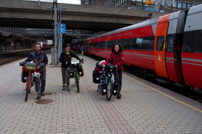 Getting on the train to Haugastøl.