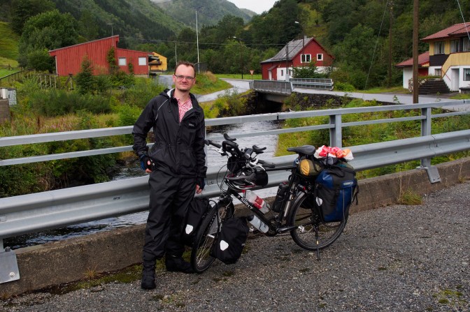Gijs, a cyclist we met on Hardanger Fjord.