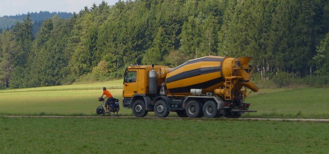 Paul blocking traffic.