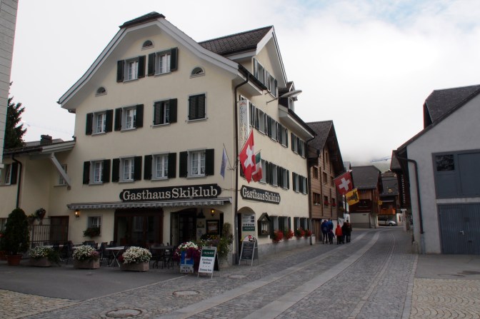 Our accommodation in Andermatt: Gasthaus SkiKlub.