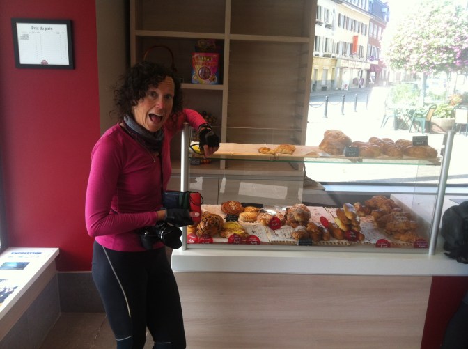 Jan is excited about the baked goods. 
