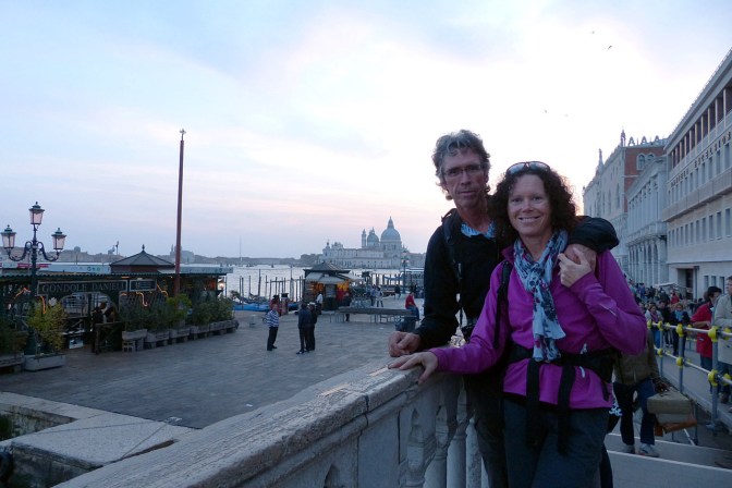 Us on Riva degli Schiavoni.