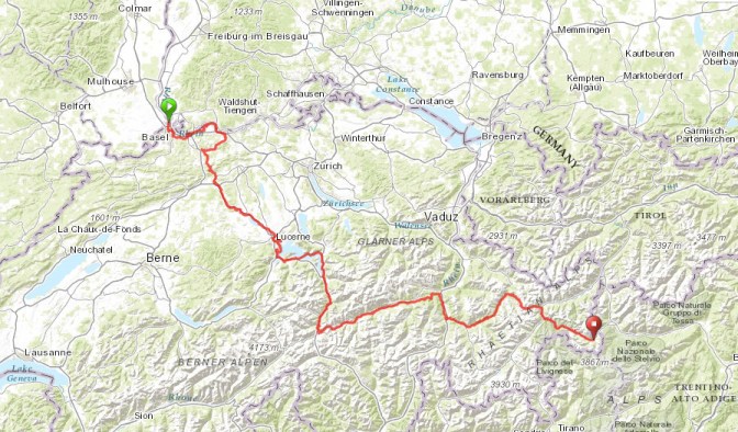 Click on the map to open it in a new window and look at the route in more detail.