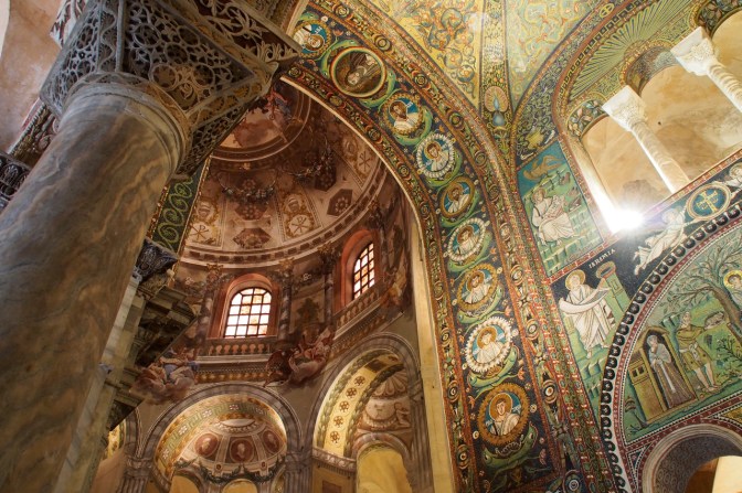 Mosaics in Ravenna Cathedral.