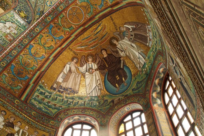 Mosaics in Ravenna Cathedral.