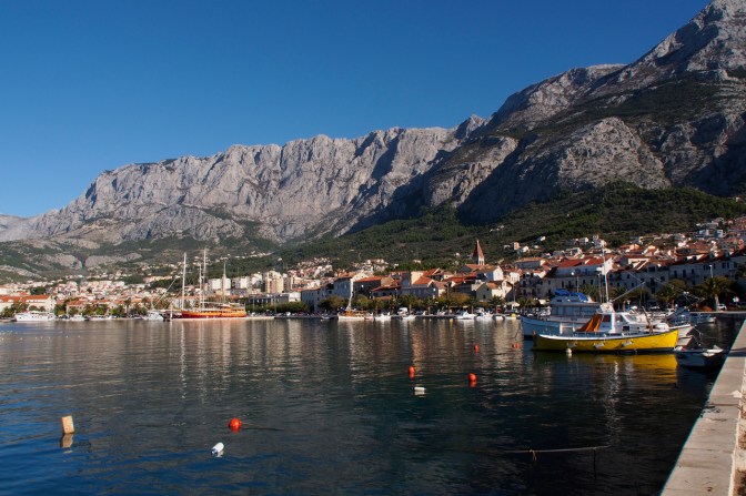 Makarska harbour.