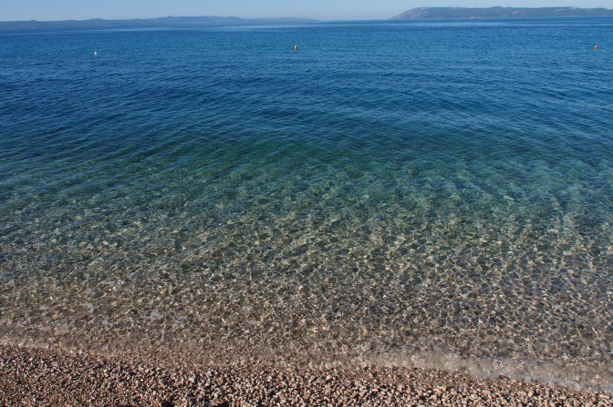 The Dalmation coast south of Makarska.