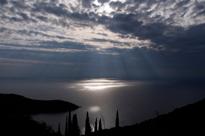 The coast south of Dubrovnik.