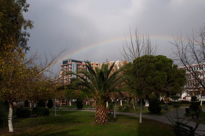 Rainbow in Lushnje.