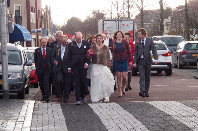 The procession to Old City Hall.
