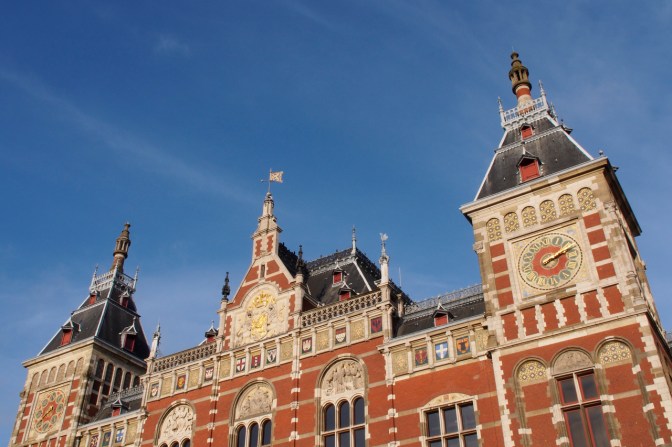 Amsterdam Central Station.