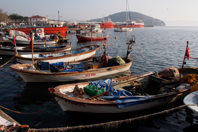 Fishing boats in Erdek.