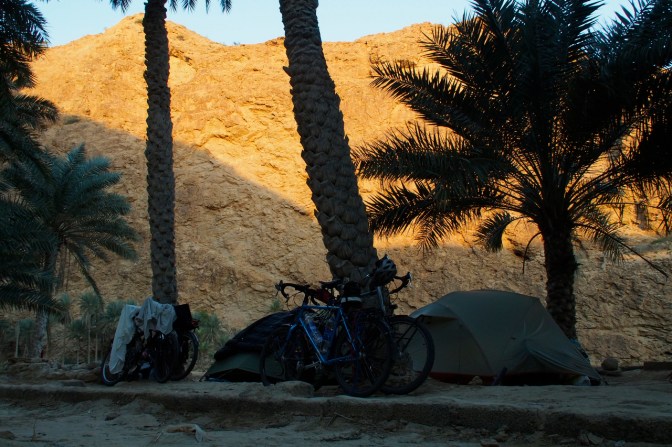 Our camp in Wadi Shab.