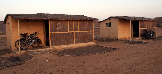 Our accommodation at a beach camp at Ras al-Jinz.