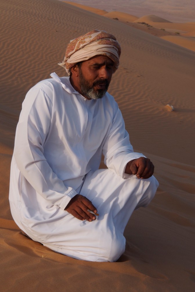 Obait, our host and guide at Wahiba Sands.