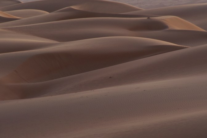 Sunset at Wahiba Sands.