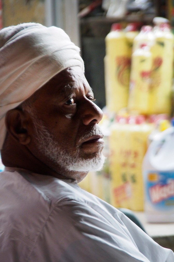 Shop keeper in Nizwa.