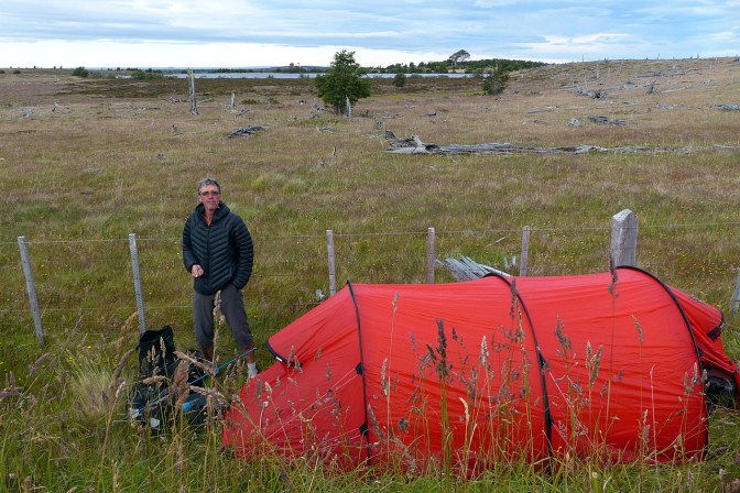 Our camp outside Rio Rubens.