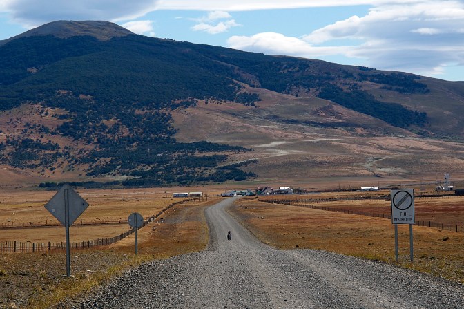 The Argentinian frontier east of Cerro Castillo.