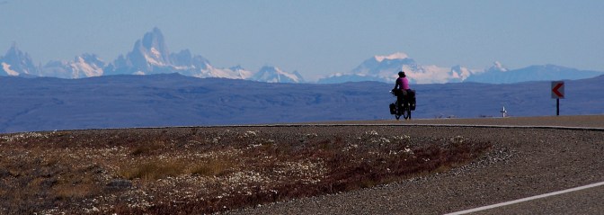 On the precipice above Lago Argentino.