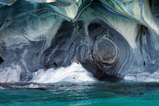 Marble caves on Lago General Carrera.