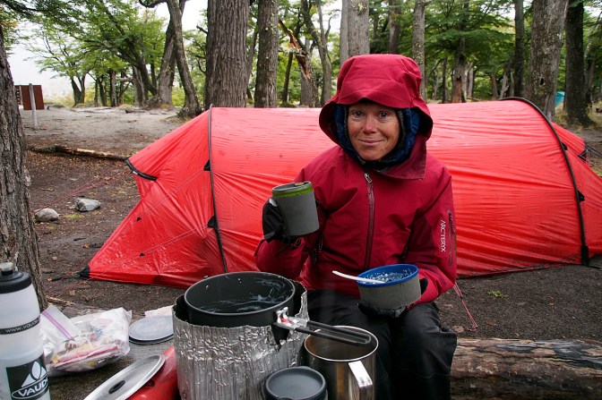 A cold morning. We wore everything we had.