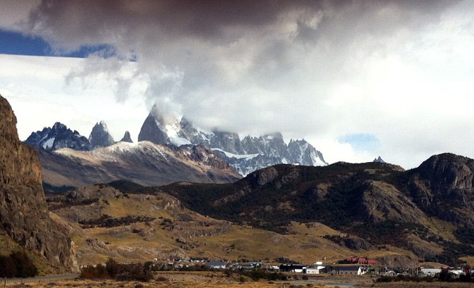 Fitz Roy looms over El Chaltén.