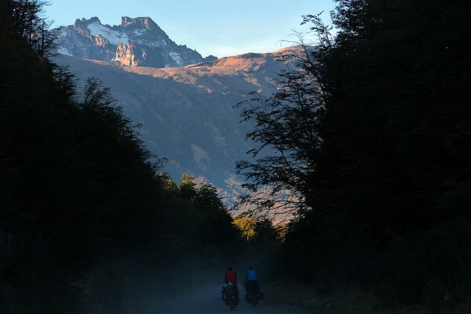 Paul and Brian near Villa Cerro Castillo.