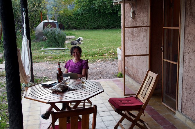 Our accommodation at Posada Cavieres in Maipú.
