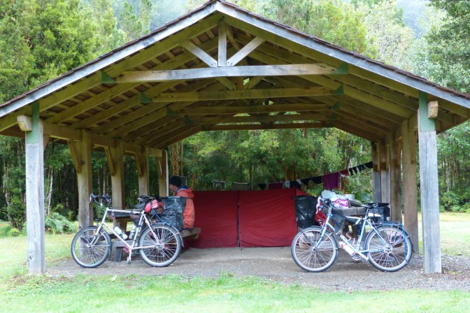 Caleta Gonzalo camp site.