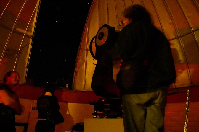 Star gazing at Mamalluca observatory.