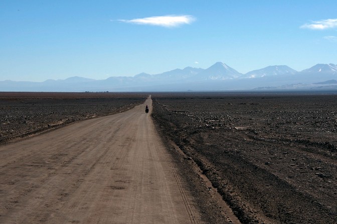 The road north from Peine to San Pedro De Atacama.