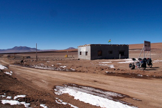 Bolivian border crossing.
