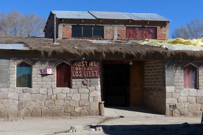 Hostel del Sal Los Lipez in San Juan where Jan and Cyril spent their time recovering.