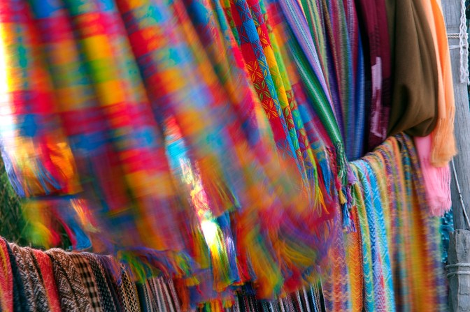 Colours in the wind.