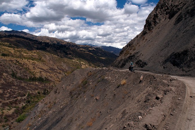 Our road was sometimes precarious.