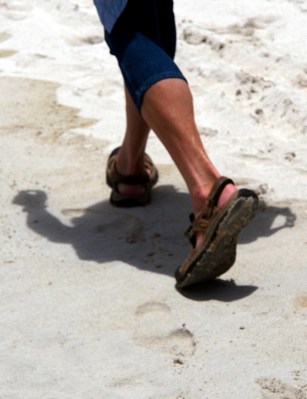 You know when you're at the equator when you're ambling over your own shadow.
