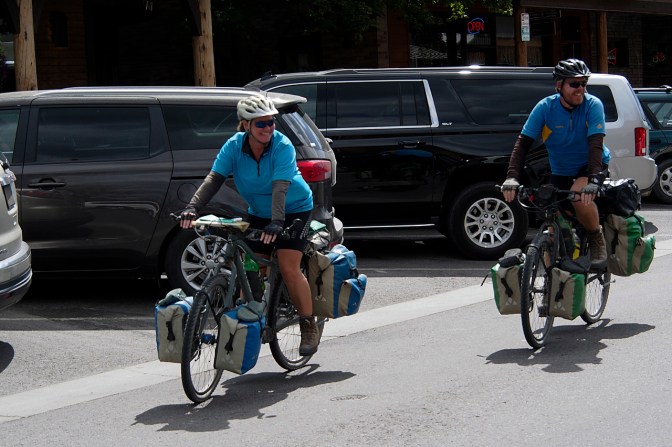 One year after we said our goodbyes in Cusco, Peru, El and El arrive in Whitefish, MT.