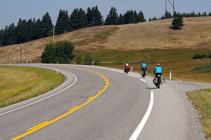 On Hwy. 507 to the Crowsnest Pass.