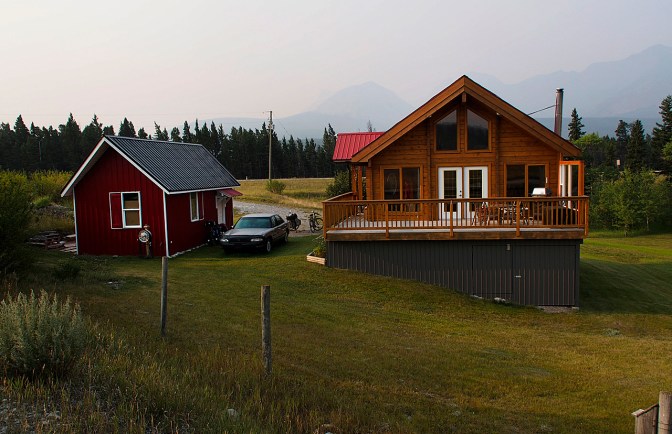 Wim's place in the Crowsnest Pass.