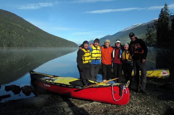 The Bowron gang (from left): Ellen, Elmar, Holger, Jan, Joanne and Paul