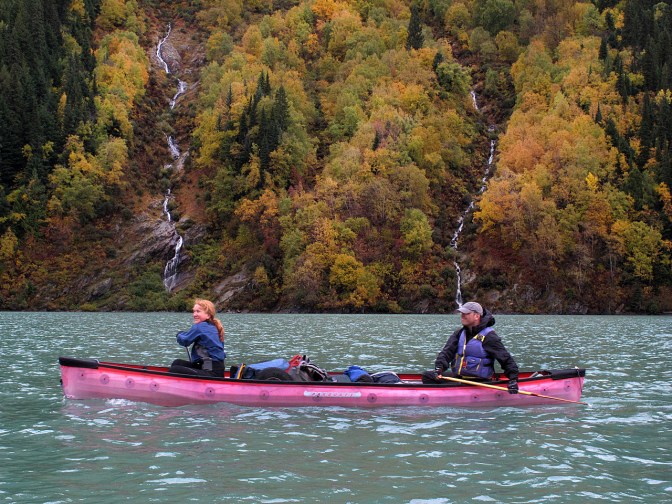 Joanne and Holger on Lanezi Lake.