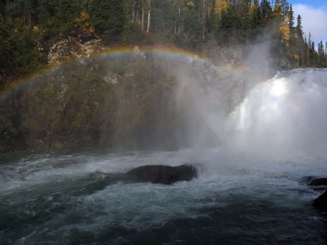 The Cariboo River drops 24 metres (80 feet) near Unna Lake.