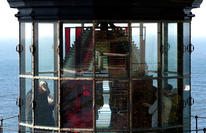 The Cape Meares light house.